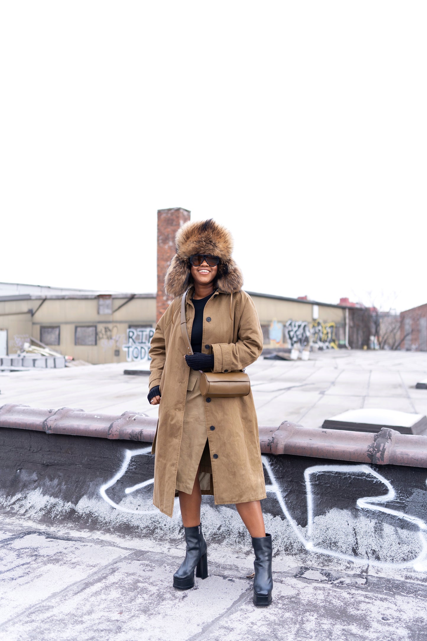 Fur Trapper Hat | Honey Comb | Made to Order