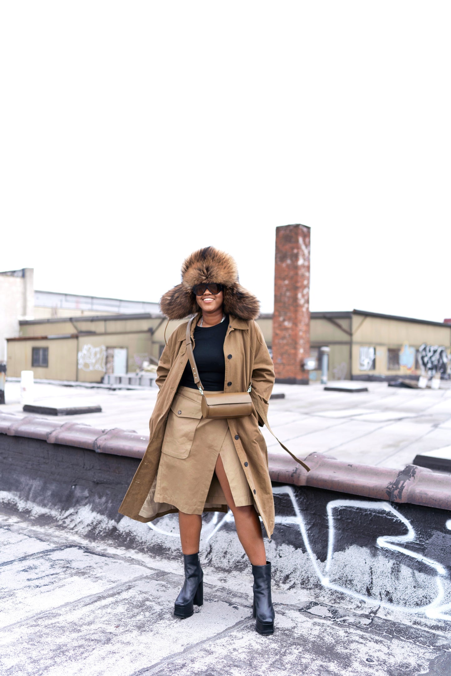 Fur Trapper Hat | Honey Comb | Made to Order