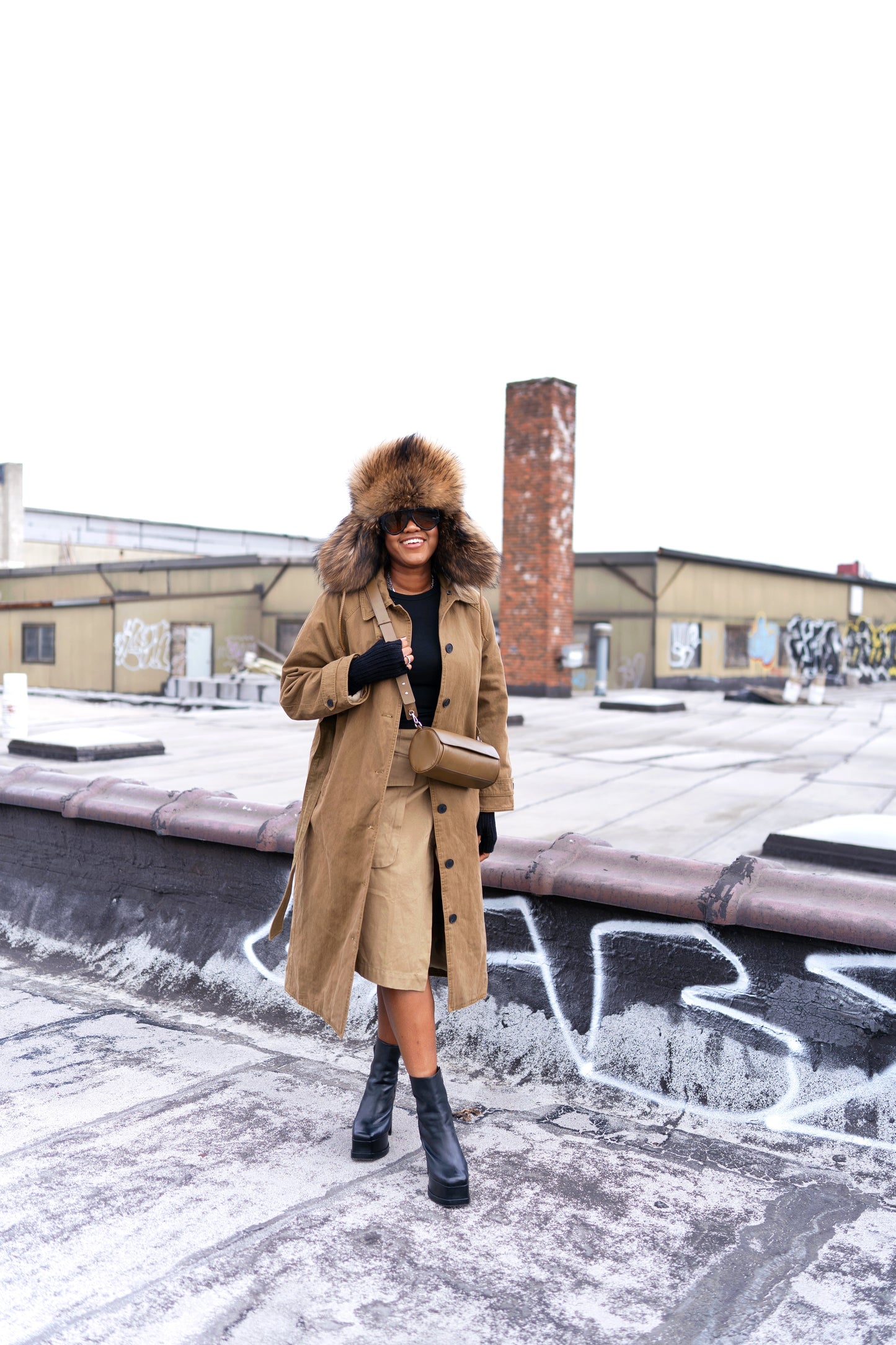 Fur Trapper Hat | Honey Comb | Made to Order