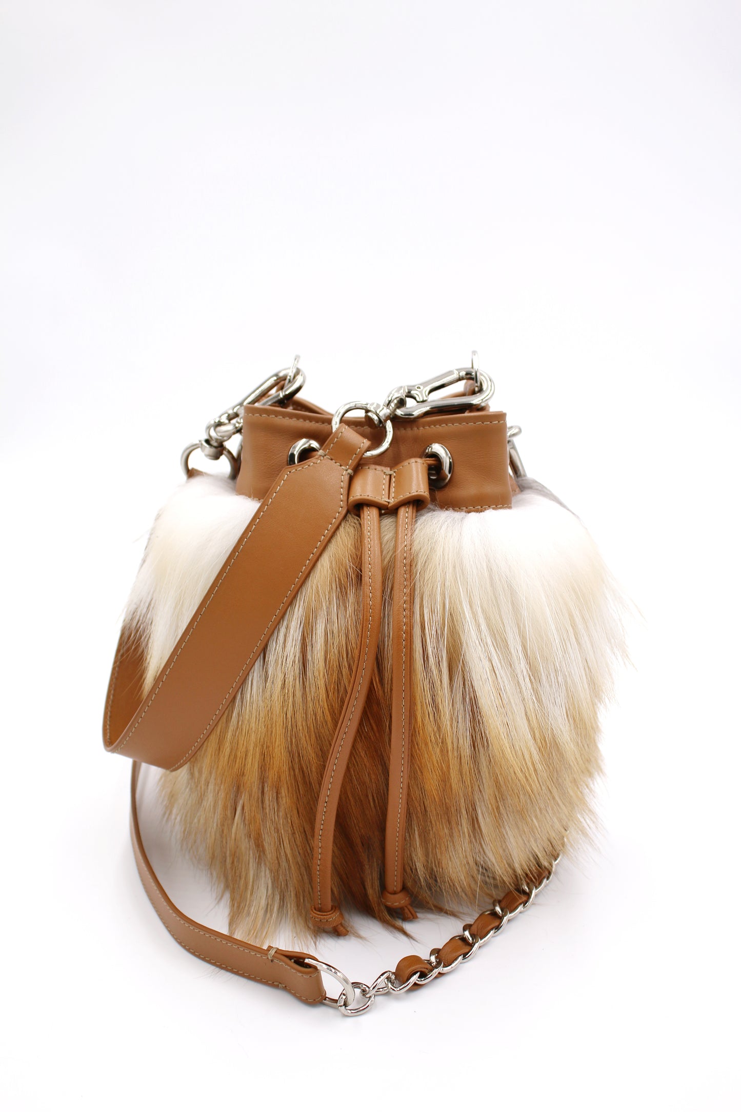 Brooklyn Bucket Bag | Cappuccino Small
