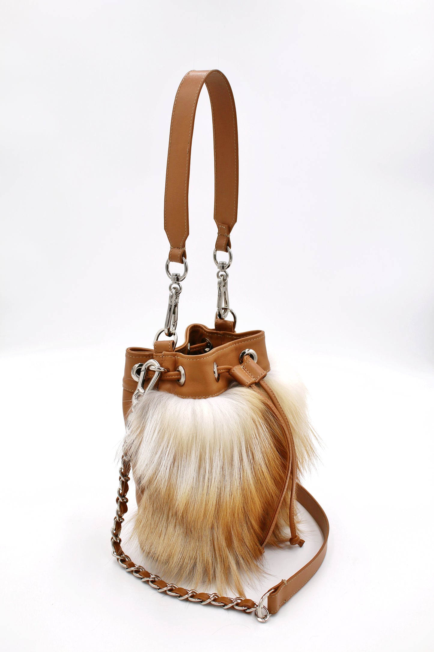 Brooklyn Bucket Bag | Cappuccino Small