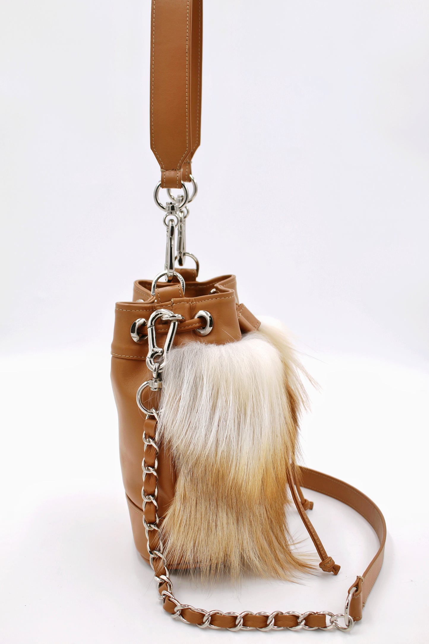 Brooklyn Bucket Bag | Cappuccino Small