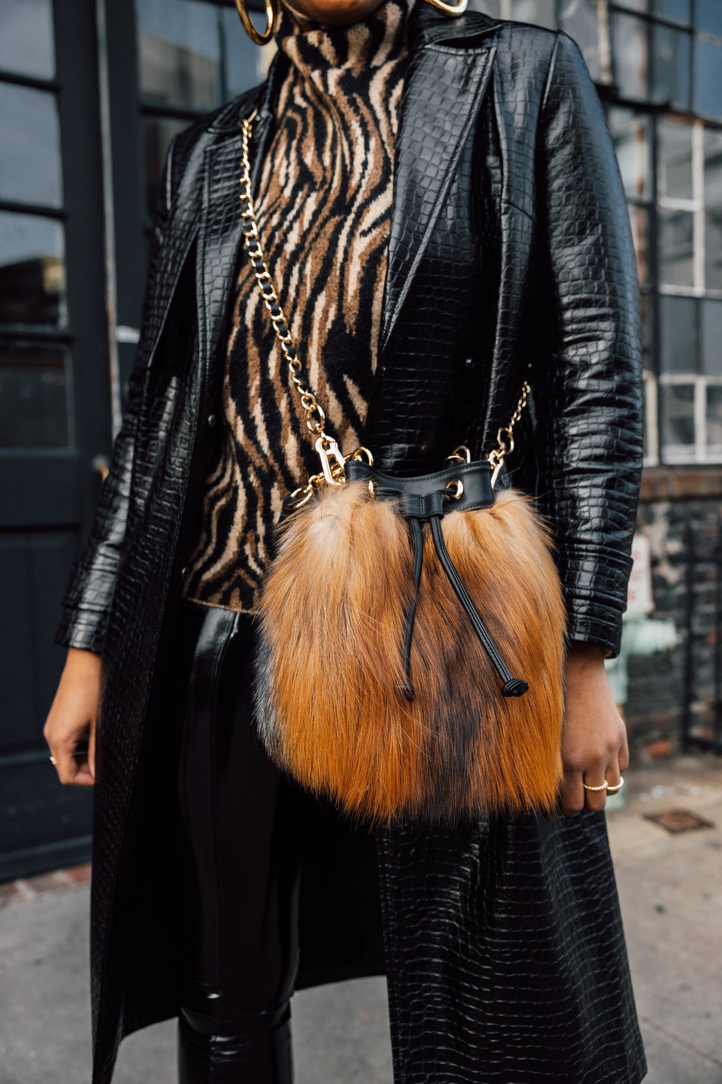 Brooklyn Bucket Bag | Butterscotch Large