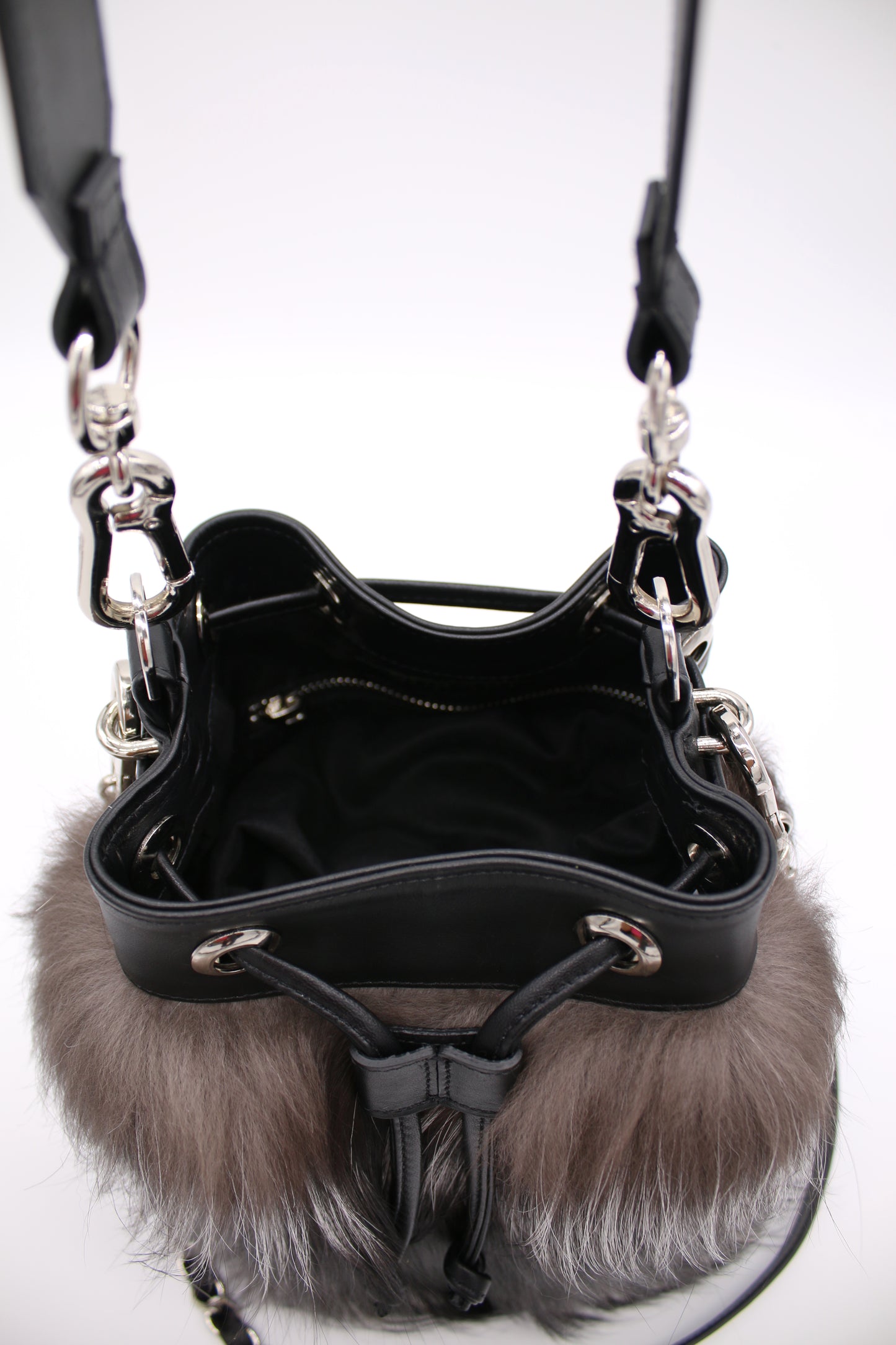 Brooklyn Bucket Bag | Black Ice Small
