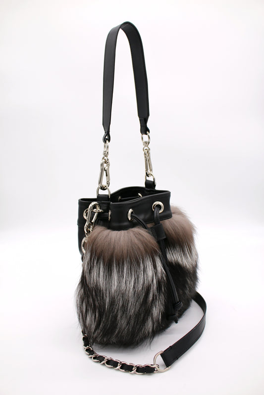 Brooklyn Bucket Bag | Black Ice Small