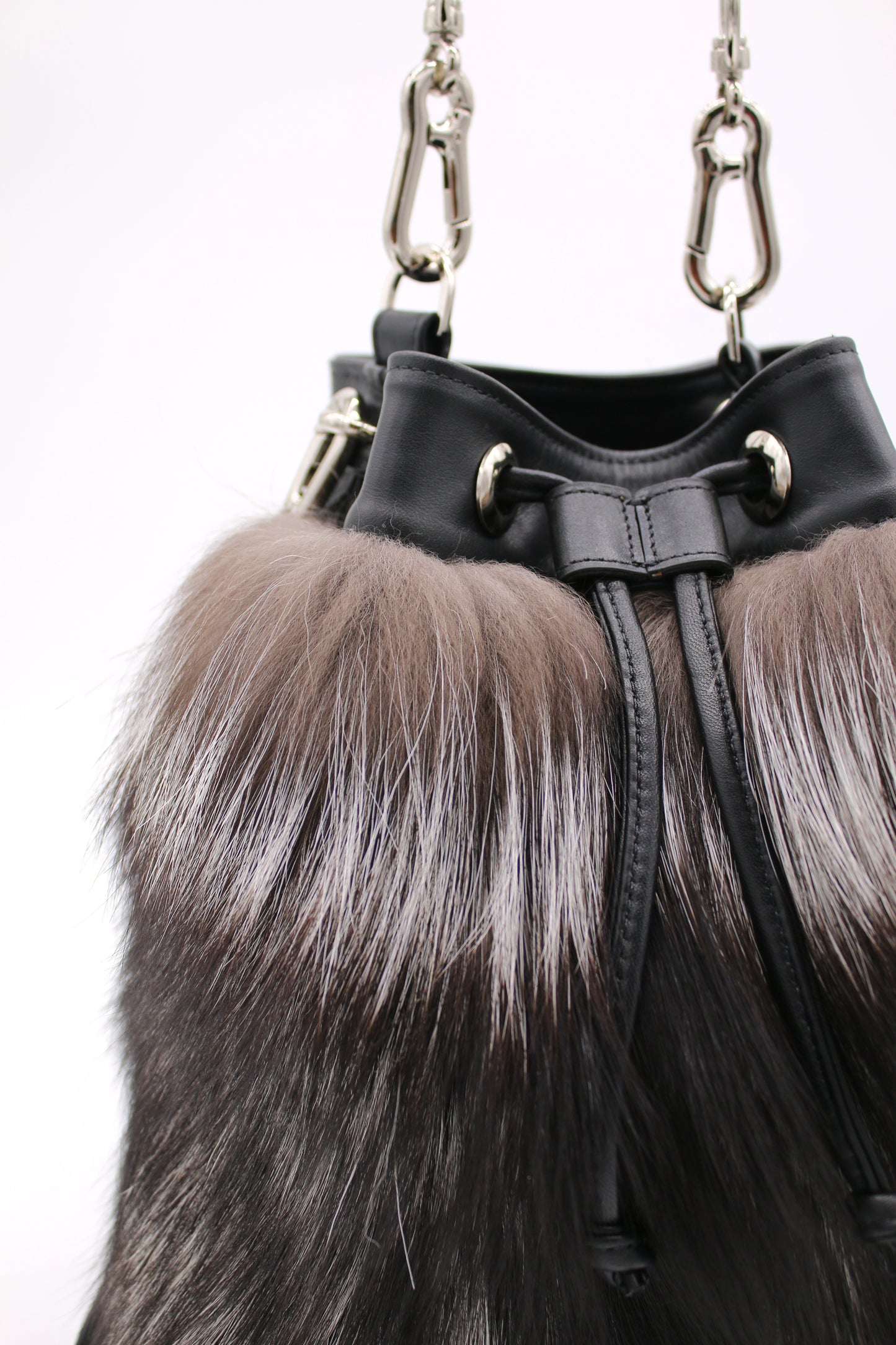 Brooklyn Bucket Bag | Black Ice Large