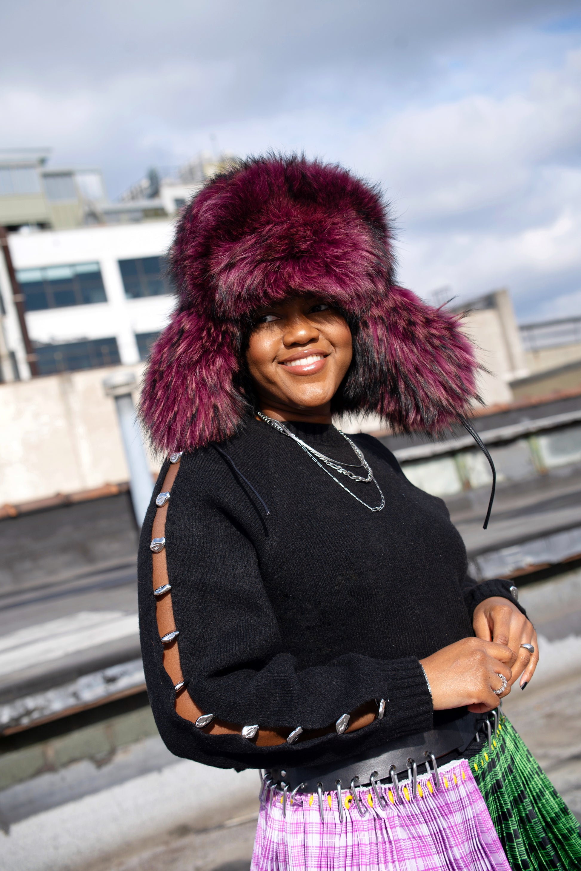 Street Style Trapper Hat Outfits Trapper Hat Russian Style Hats